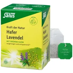 HAFER LAVENDEL Tee Bio Salus Filterbeutel 15 St