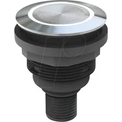 SVATLRRI0226C005 - Drucktaster - 1 S, RESET, Edelstahl, LED-Ring rot