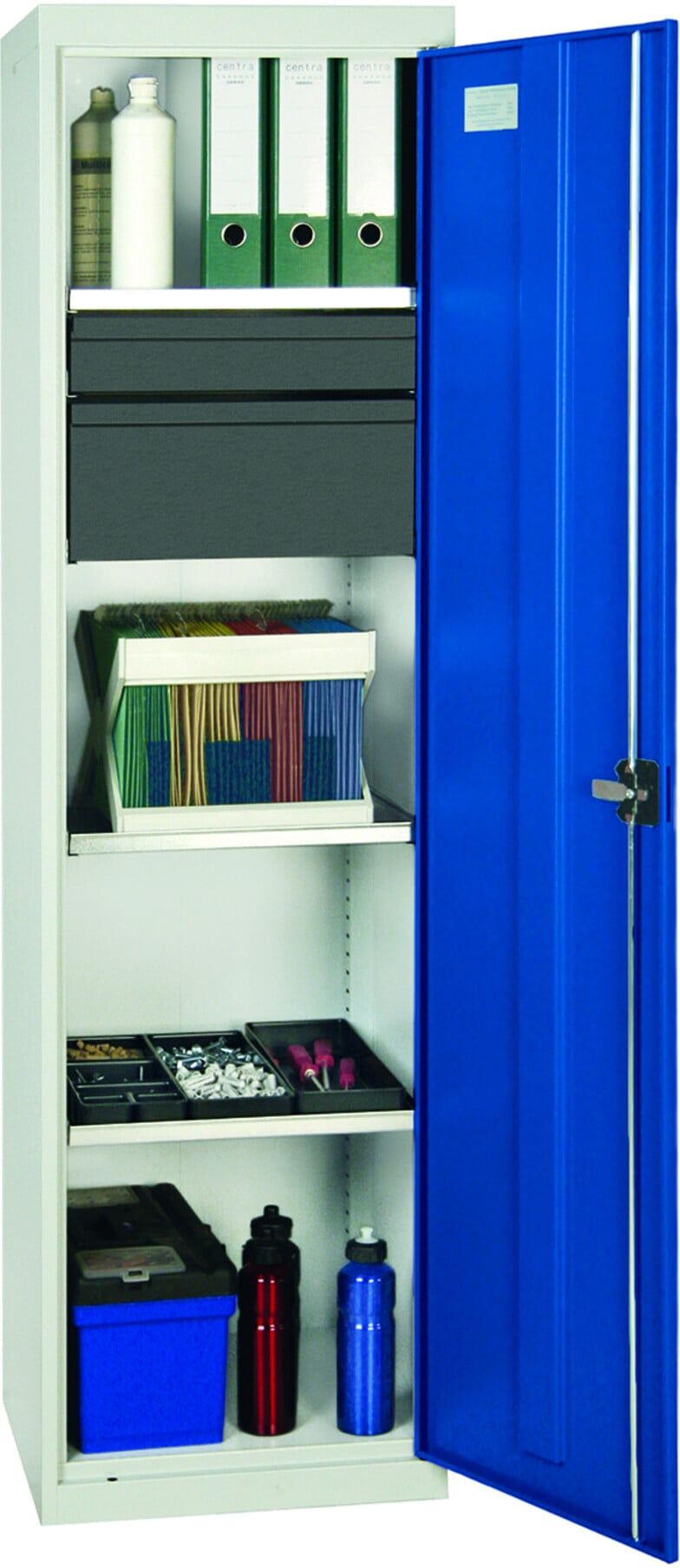 Stumpf Werkzeug- und Materialschrank 3000, RAL 7035/7016, 2 Schubladen, 3 Wannen ; Stumpf Metall (3005771)