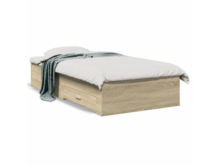 Mode Meuble de chambre - vidaxl - Cadre de lit avec tiroirs sans matelas - chêne sonoma 90x200 cm - pour maison N1B13905