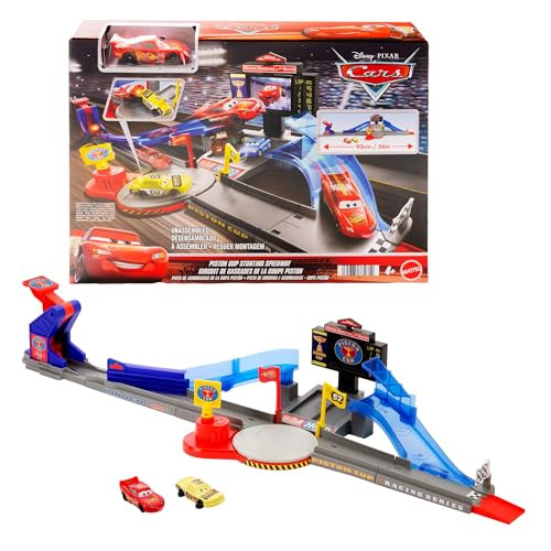 Mattel Disney en Pixar Cars Piston Cup Stunt Speedway en Crash and Stunt Track JHL42
