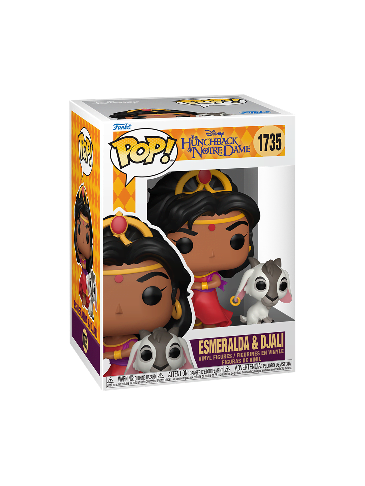 Funko! - Funko POP Vinyl HoND Esmeralda & Djali - Figur