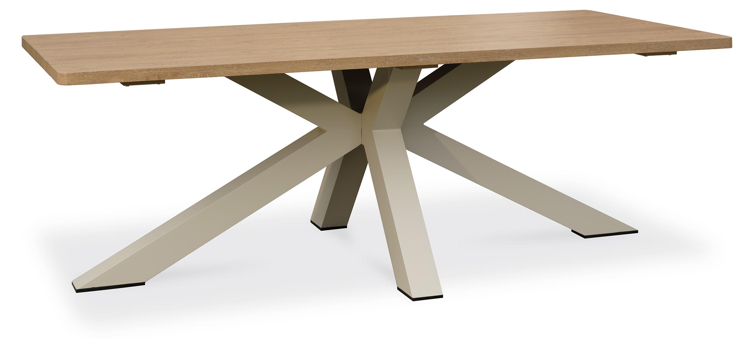 Gartentisch für 8 Personen aus Aluminium