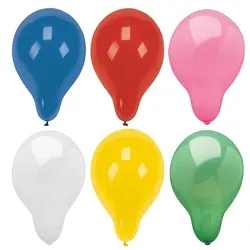 Papstar 500 Luftballons rund Ø 28 cm farbig sortiert