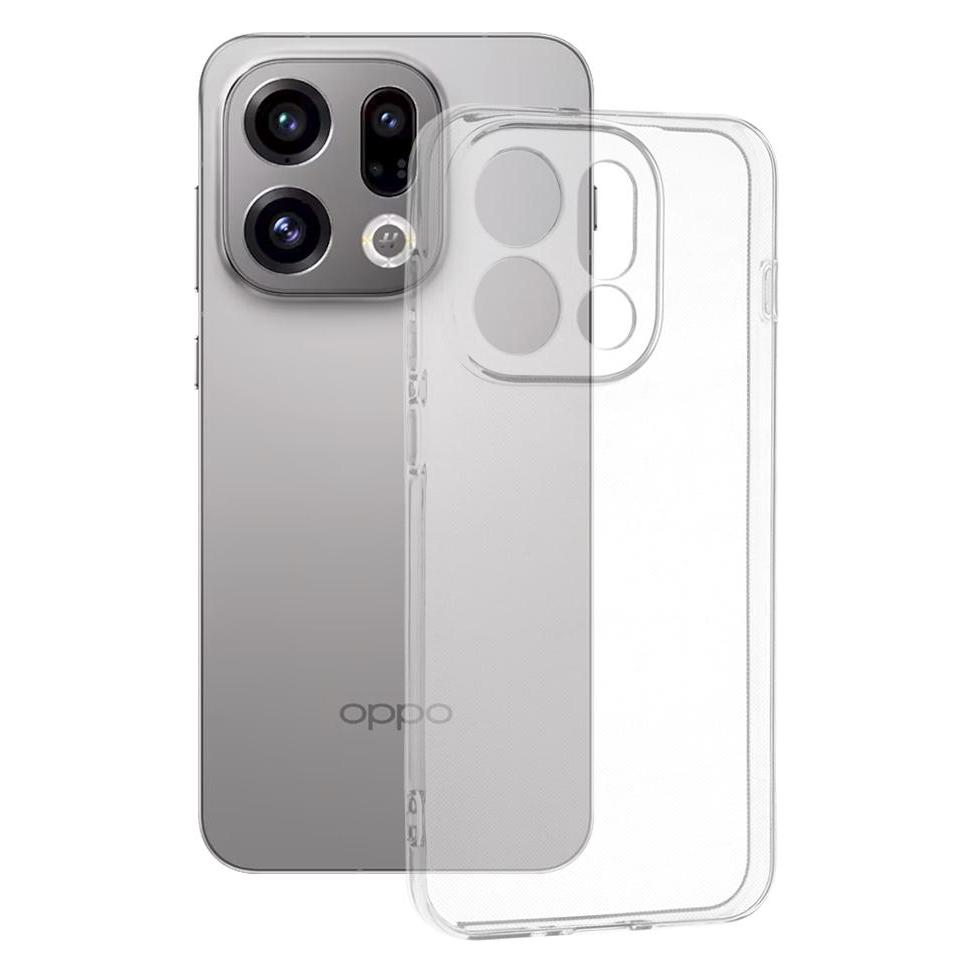 Techsuit - Clear Silicone - Oppo Find X9 - Transparent (Oppo Find X9) (64693991)