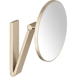Keuco iLook_move Kosmetikspiegel 17612030000 5-fach Vergrößerung, Ø 212 mm, Bronze gebürstet