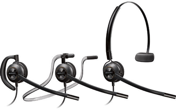 Poly Plantronics EncorePro HW540 Digital Casque mono convertible, idéal pour usage intensif