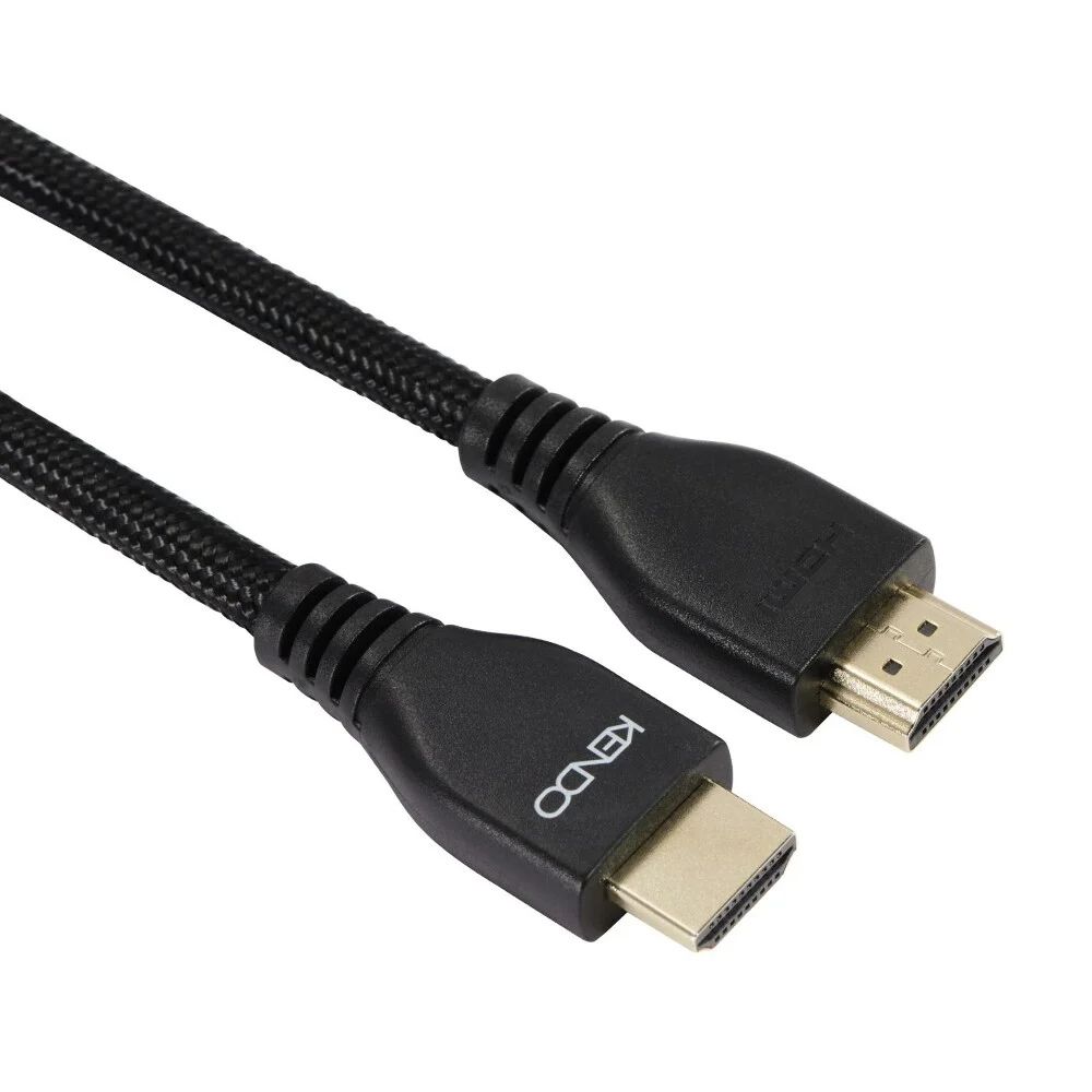 Kendo 210652 48 Gbit/s Stecker Gerade HDMI auf HDMI Typ A (Standard) 1,5 m (Schwarz)