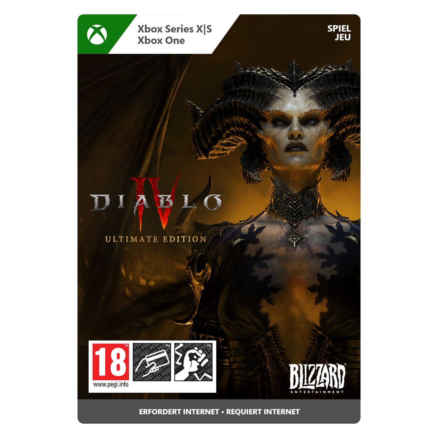Microsoft Xbox Diablo IV - Ultimate Edition Download Code (Xbox One S, Xbox One X, Xbox Series S, Xbox Series X) (G7Q-00230)