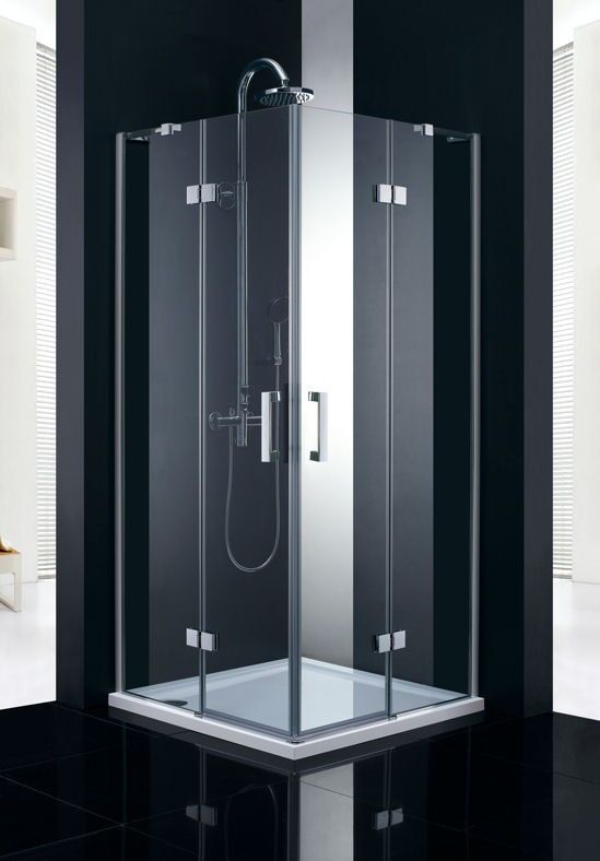Neuesbad Exklusiv Ecklösung Drehtür 90 x 90 x 200 cm