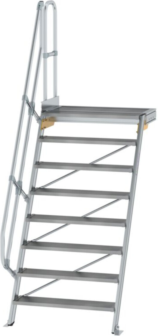 MUNK Aluminium-Treppe Plattform 60° 8 Stufen (600408)