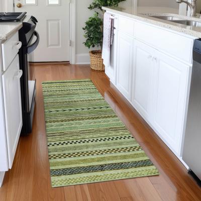Addison Rugs Machine Washable Indoor/ Outdoor Stripe Abstracts Chantille Rug