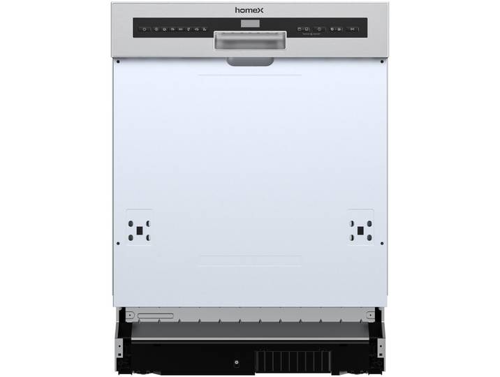 GESCHIRRSPÜLER teilintegrierbar 60 cm, Einbau Spülmaschine - 14 Maßgedecke, 7 Programme, AquaStop, 44 dB