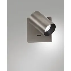 Fabas Luce Flores Wandleuchte 3801-81-115 Schwarzchrome IP20