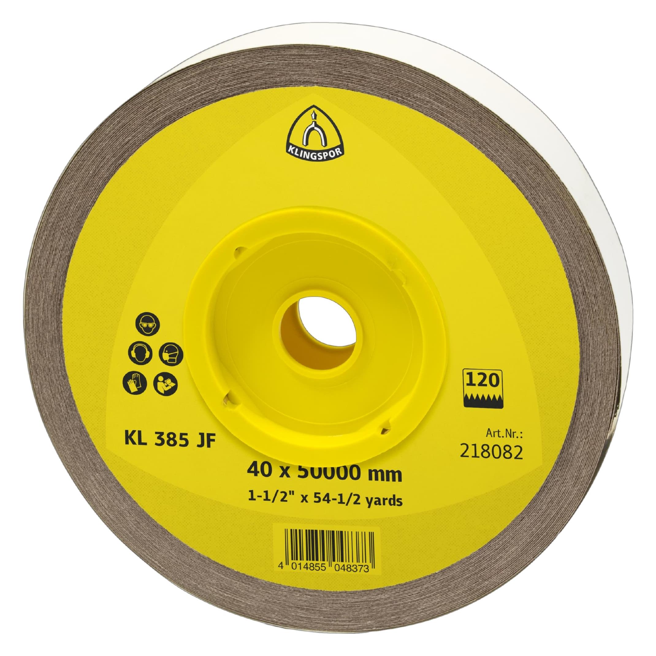 Klingspor KL 385 JF - Schleifrolle 50 x 50000 mm (218101)