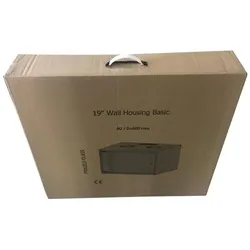 EFB Elektronik Wandgehäuse (6 HE, 19 Zoll Rack), Serverschrank, Grau