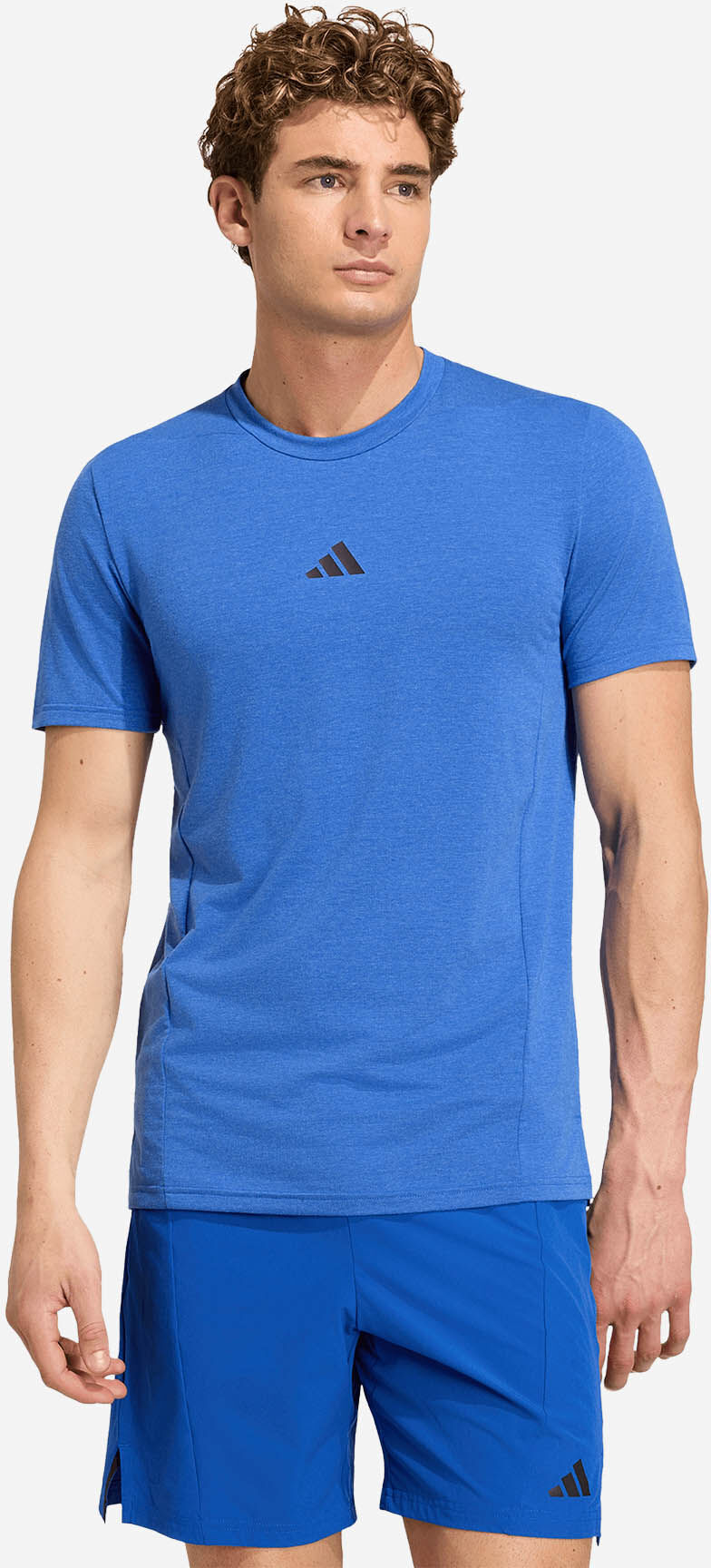 Adidas D4t Workout M - T-shirt Training - Uomo - Blu S