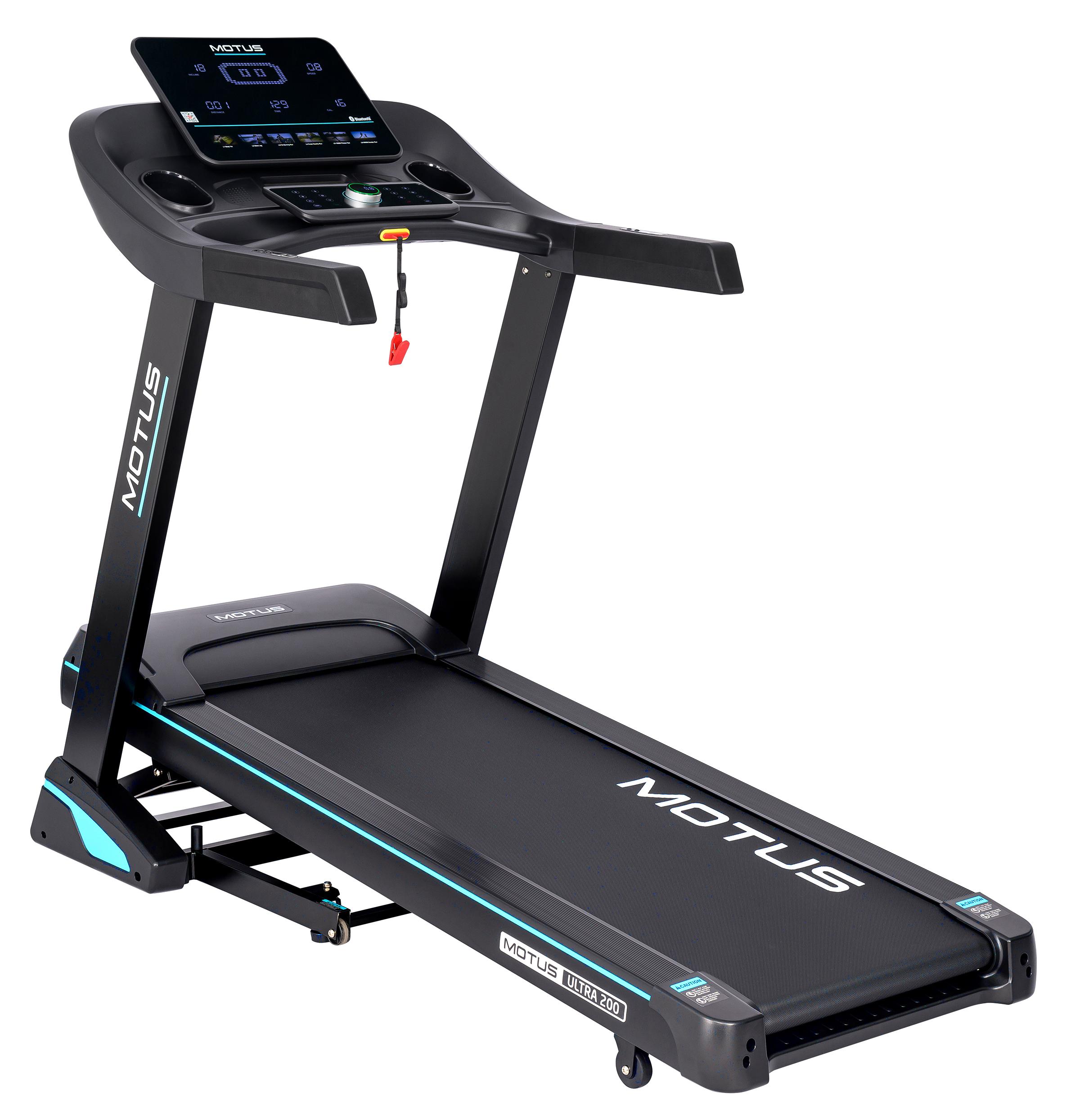 MOTUS ULTRA 200 Laufband für Zuhause 20 km/h, 18 % Steigung, Bluetooth, 150 kg