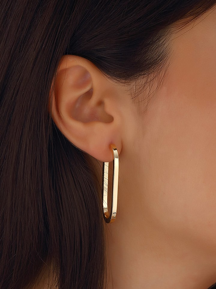 Nakkash Vergold. Ohrstecker - onesize