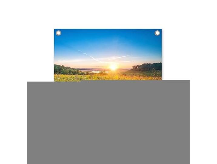 Tuinposter - 200x200 cm - Zon - Gras - Bloemen