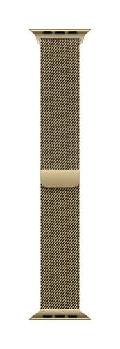 Apple Watch Milanaise Loop Armband 46mm M/L Brillantgold