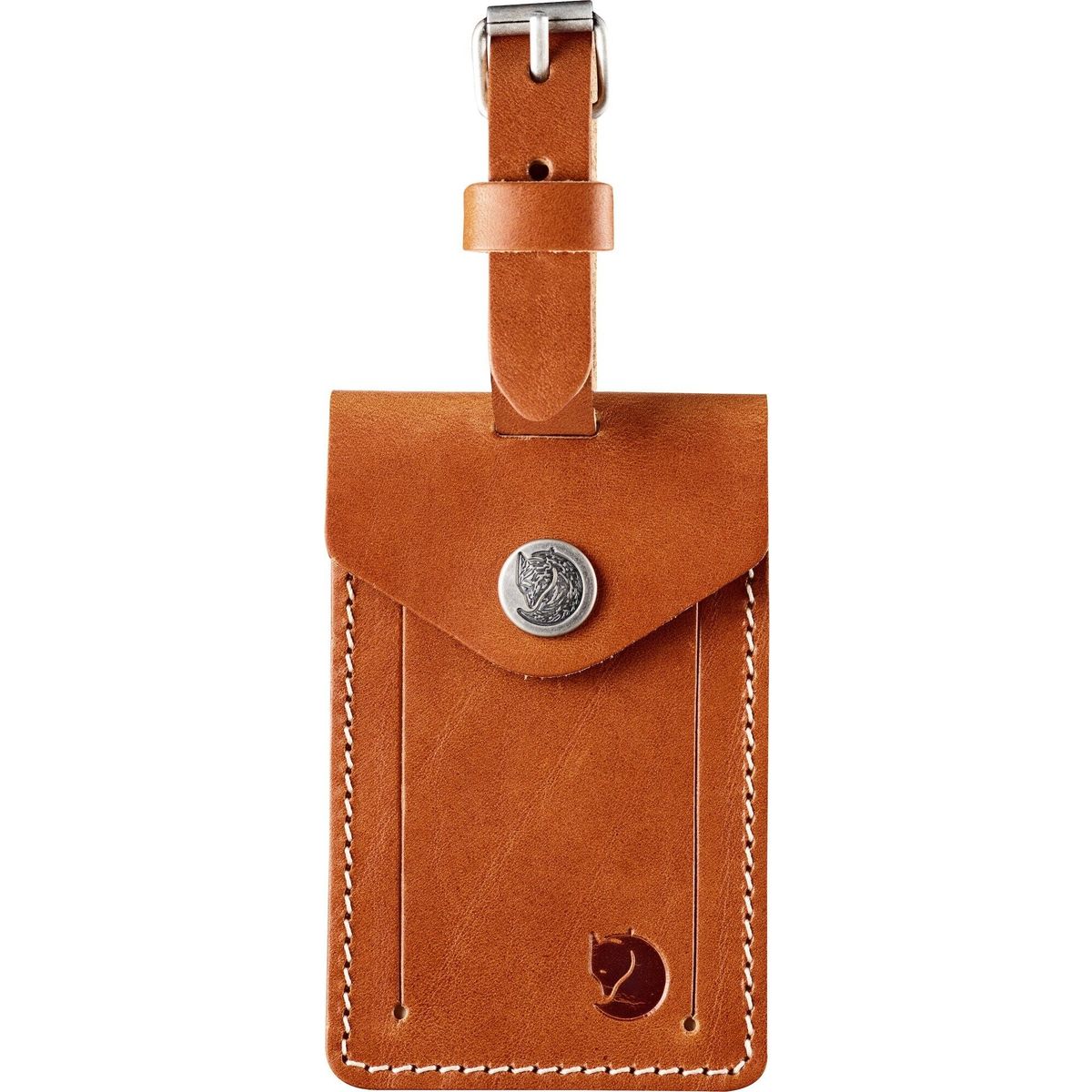 Fjällräven Leather Luggage Tag leather cognac (249) One Size F77362-249-One Size