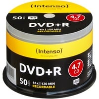 DVD+R 4,7 GB, DVD-Rohlinge 16fach, 50 Stück