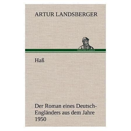 Tredition Hass (Artur Landsberger, Deutsch) (8301909)