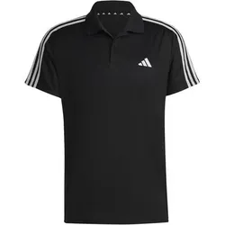 ADIDAS Herren Polo Train Essentials Piqué 3-Streifen Training, Größe L in Schwarz Schwarz
