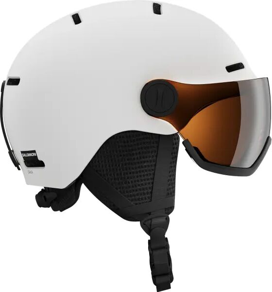 Skihelm Salomon Orka Visor Junior (L - White)