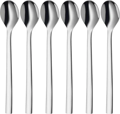WMF 6er-Set Löffel für Latte Macchiato Nuova 1291396046, 6 Stück