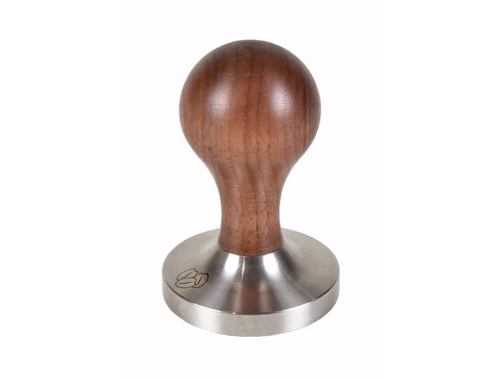 Vitudurum Premium  Swiss Made  Tamper Nussbaum – Siebträgermaschine Zubehör – dunkelbraun
