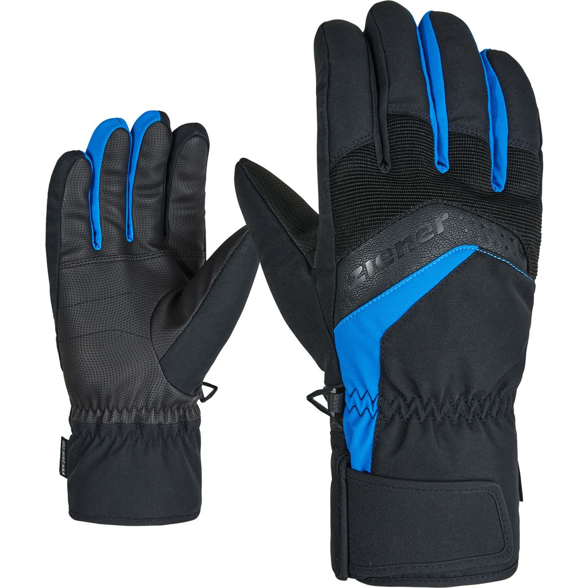 Ziener Gabino-z Glove man black.persian blue (12798) 9,5 111003-12798-9,5