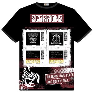 DeutschePost Briefmarken Scorpions Black, Set, 4 verschiedene Motive, selbstklebend, 4 Stück