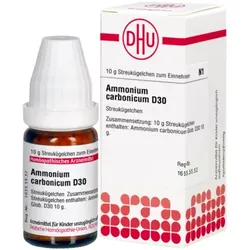 AMMONIUM CARBONICUM D 30 Globuli 10 g