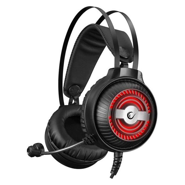Rampage RM-K29 Thunder Gaming-Headset - Schwarz - RGB-LED - 3,5-mm-Klinkenstecker - Mikrofon (Kabelgebunden) (PERRAMRM-K29THUNDER)
