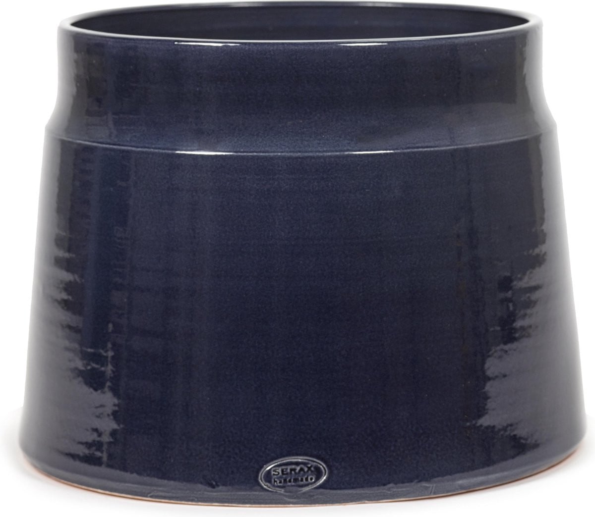 Serax Glazed Shades Bloempot L Blauw