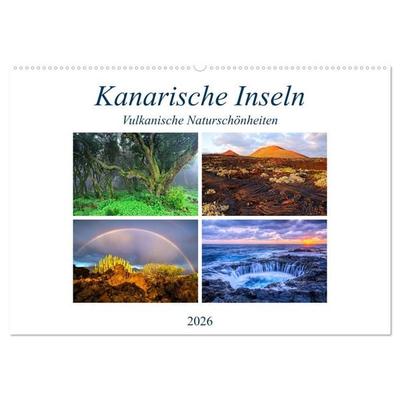 Kanarische Inseln - Vulkanische Naturschönheiten (Wandkalender 2026 DIN A2 quer), CALVENDO Monatskalender