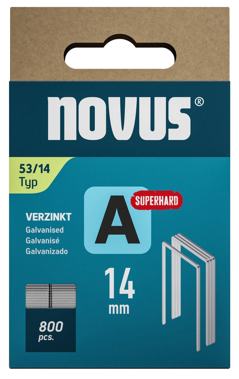 novus Tackerklammern Feindraht superhart 53/14 042-0781