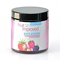 FRUIT IMPROVED Rote Beeren Fruchtdrops mit Bacillus Subtilis 30 Stück für 30 Tage