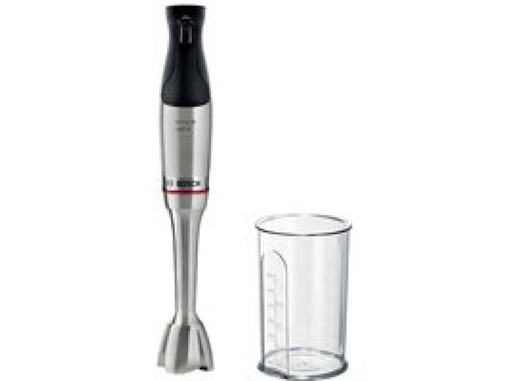 Bosch Haushalt Serie 6 ErgoMaster Mixeur plongeant 1200 W avec blender sans BPA acier inoxydable noir