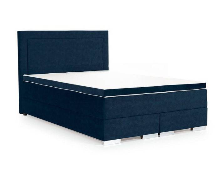 JVmoebel Boxspringbett Himmplisches Doppelbett mit grünen Bezug und Matratze (Bett), Made in Europa