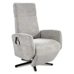 sit & more Sessel TV Morris Stoff Silver