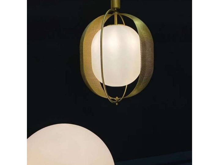 Pearl Pendelleuchte Messing - 101 Copenhagen - Wohnzimmer - Glas