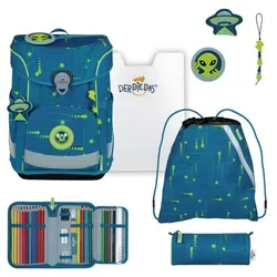 DerDieDas ErgoFlex Easy Schulranzen Set Mission to Mars 6-teilig
