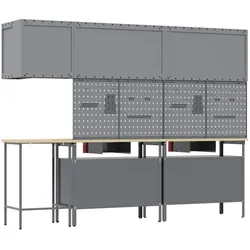 vidaXL, Werkstattschrank, Werkzeugschrank (55 cm, 220 cm)