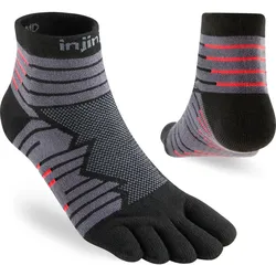 Injinji Unisex Run Technical Mini-Crew schwarz
