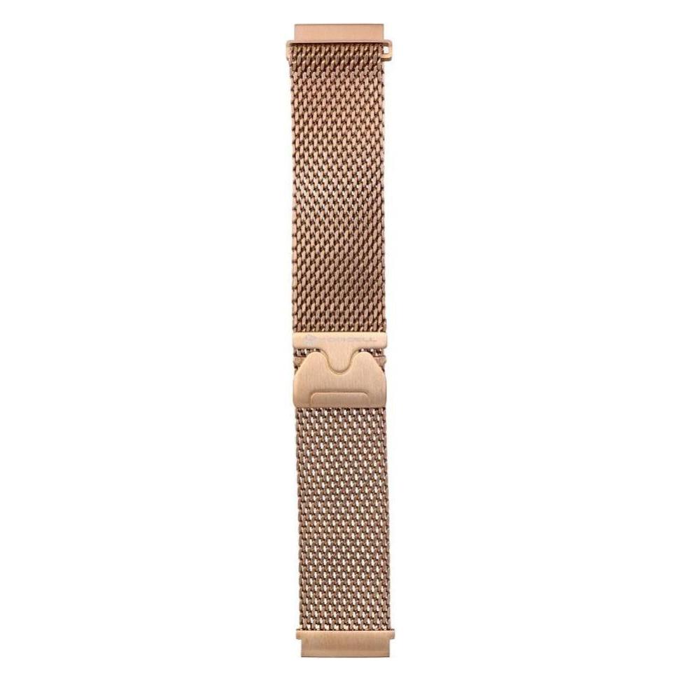 Forcell Strap F-DESIGN FS10 stailess steel strap for SAMSUNG Watch 20 mm gold (20 mm, Edelstahl, Stahl geflochten) (5903396392542)