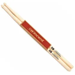 Wincent Drumsticks 5B Maple Sticks (Schlagzeug), Drumsticks + Schlägel, Braun