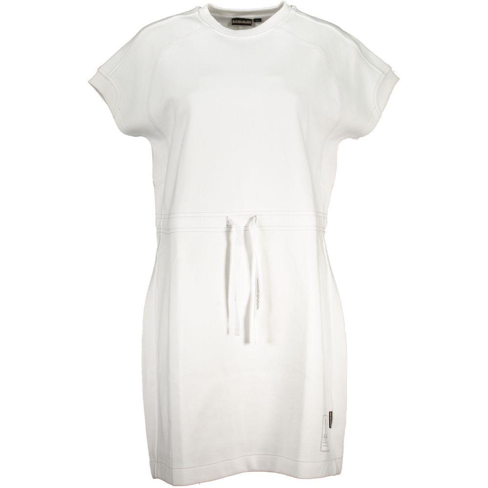 Kurzarm-Kleid mit Kordelzug